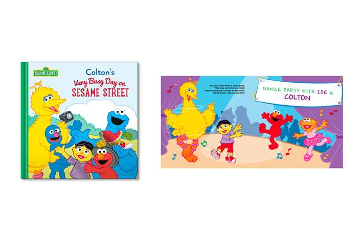 Sesame Street children's story book.