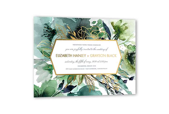 abstract wedding invitation.