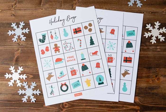 holiday bingo cards