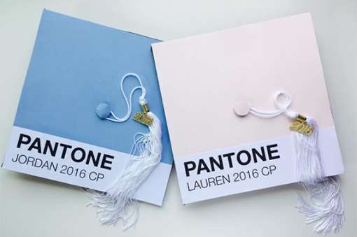 pantone graduation cap ideas