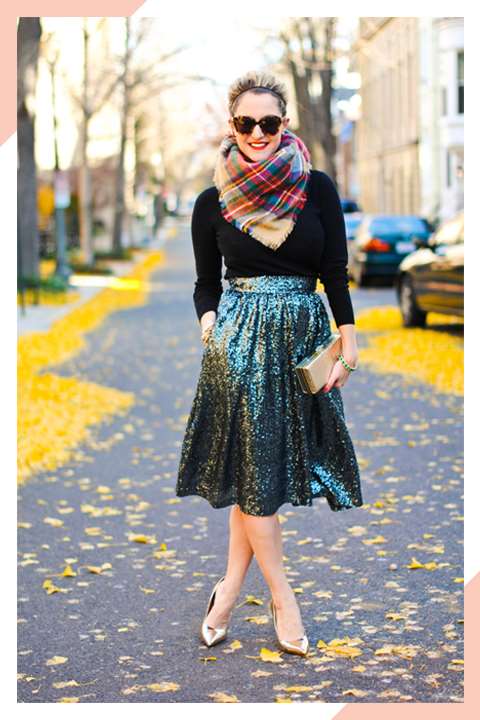 sparkle holiday outfit 