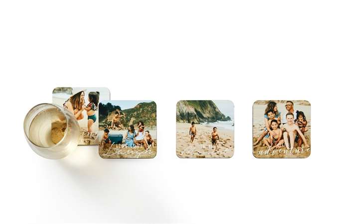 personalized photo coasters