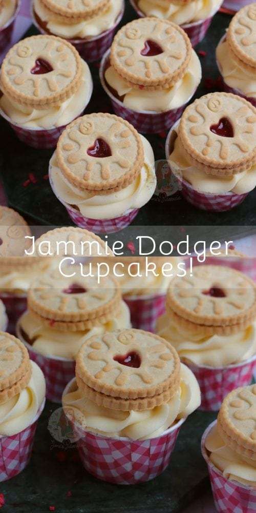 1639810177 40 Jammie Dodger Cupcakes