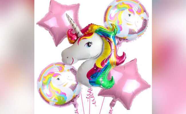 Balloon Wands Unicorn trang trí tiệc sinh nhật