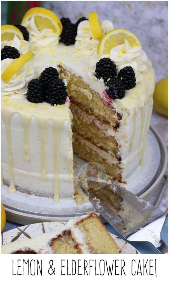 1639812098 300 Lemon Elderflower Cake