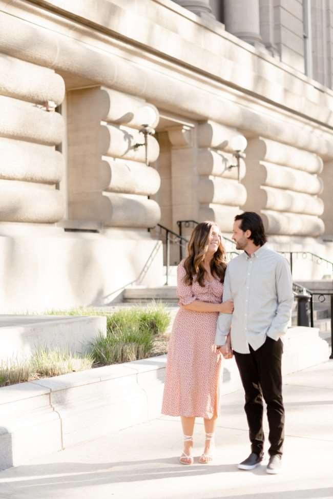 In Full Bloom Idaho State Capitol Engagement Shoot