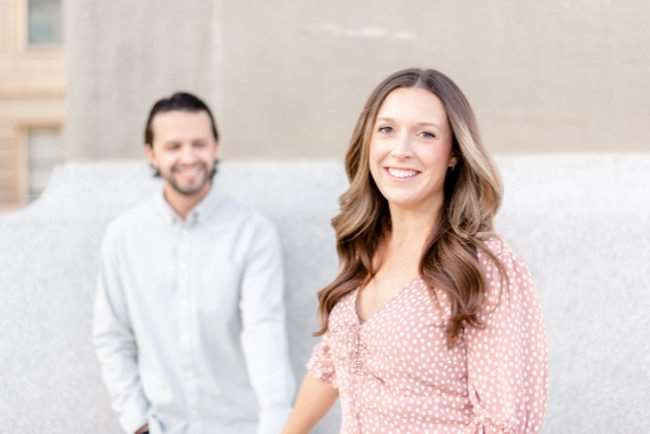 In Full Bloom Idaho State Capitol Engagement Shoot