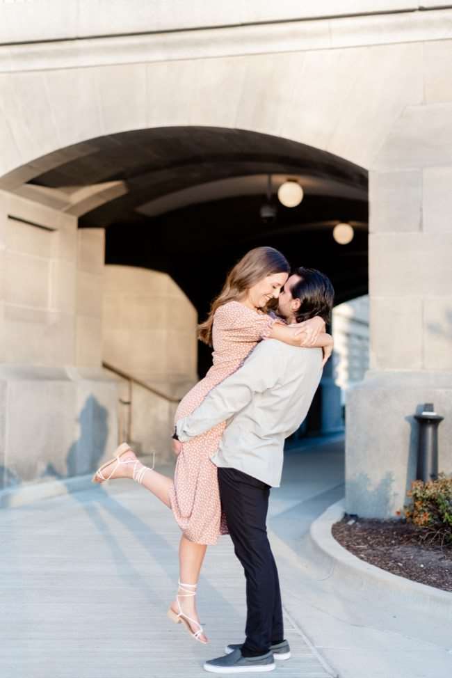 In Full Bloom Idaho State Capitol Engagement Shoot