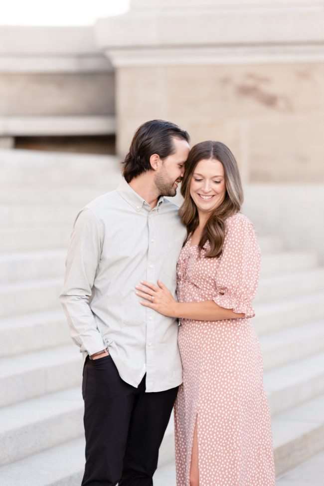 In Full Bloom Idaho State Capitol Engagement Shoot