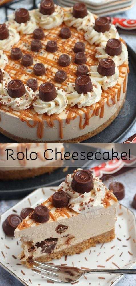 1639836480 696 Khong Nuong Caramen Rolo Cheesecake