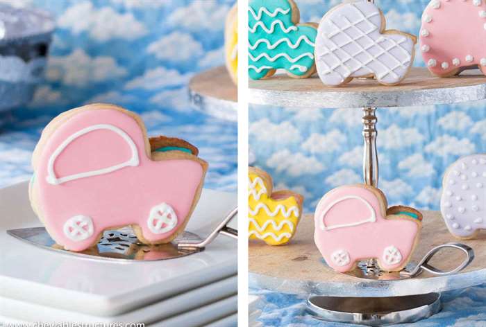 baby carriage cookies