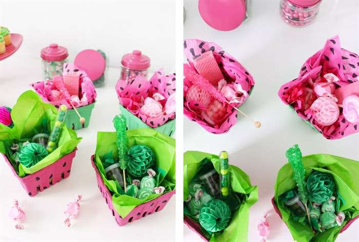 watermelon favor box