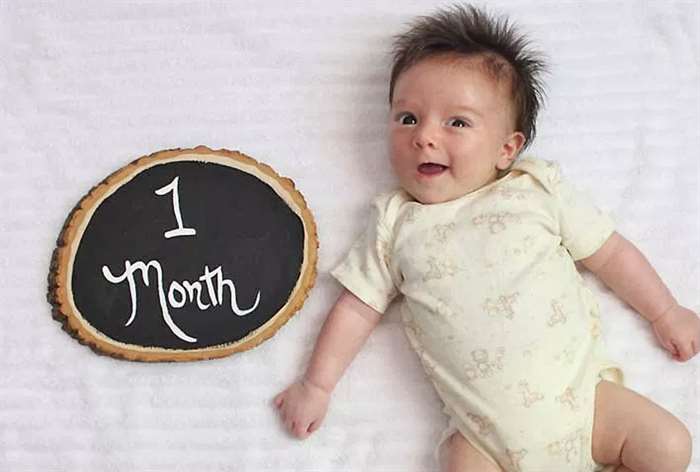 baby shower gift month sign