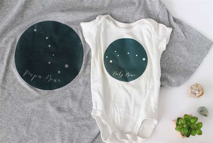 baby shower gift matching shirts