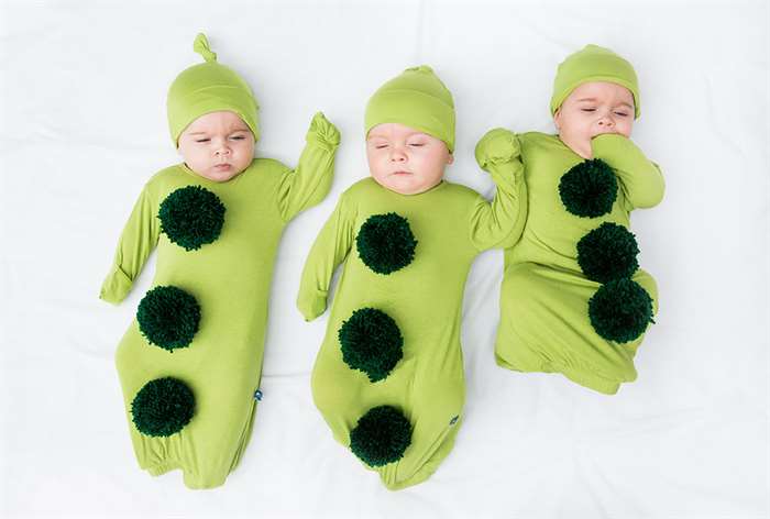 baby shower gift peas in a pod matching costumes 