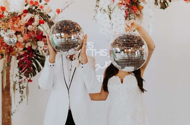 Time To Disco Wedding Inspiration