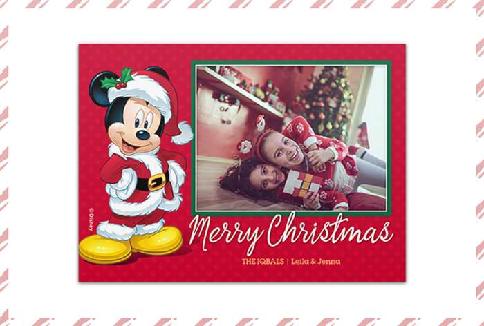 disney christmas card ideas