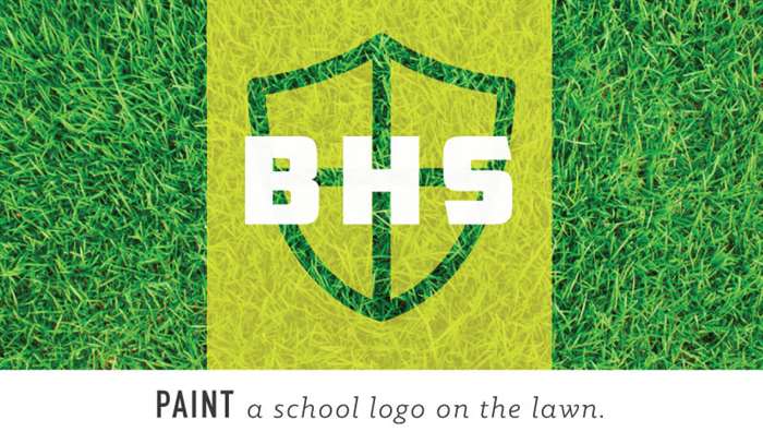 paint a school logo idea