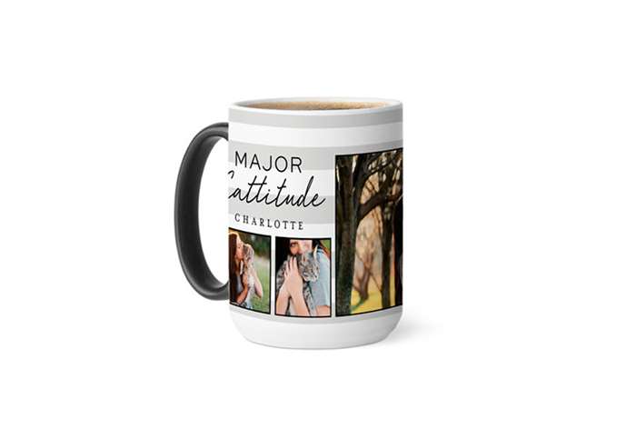 Major cattitude photo coffee mug.