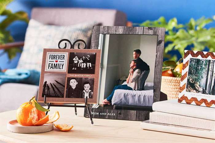 mothers day gift ideas family forever desk photos