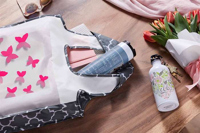 mothers day gift ideas cute water bottles and butterfly bag