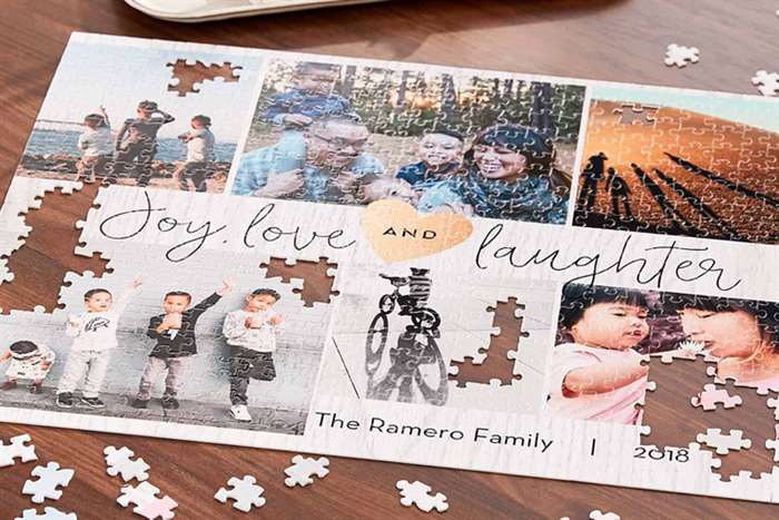 mothers day gift ideas family puzzle