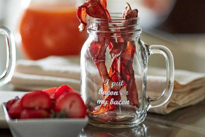 mothers day gift ideas bacon mason jar