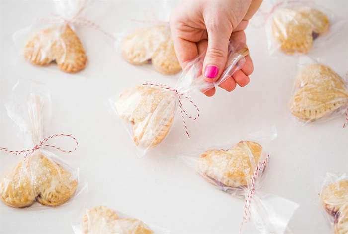 baby shower food heart pie