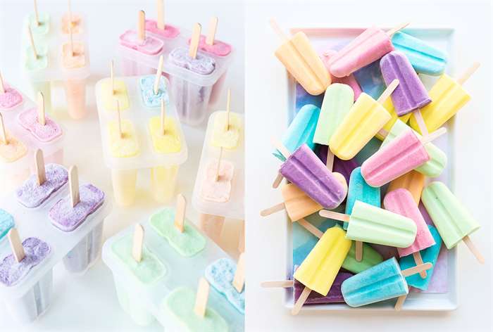 baby shower food pastel popsicles