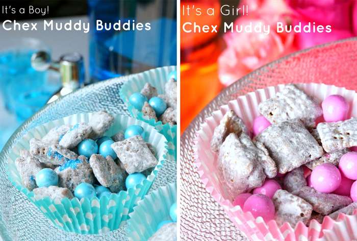 baby shower food boy girl puppychow