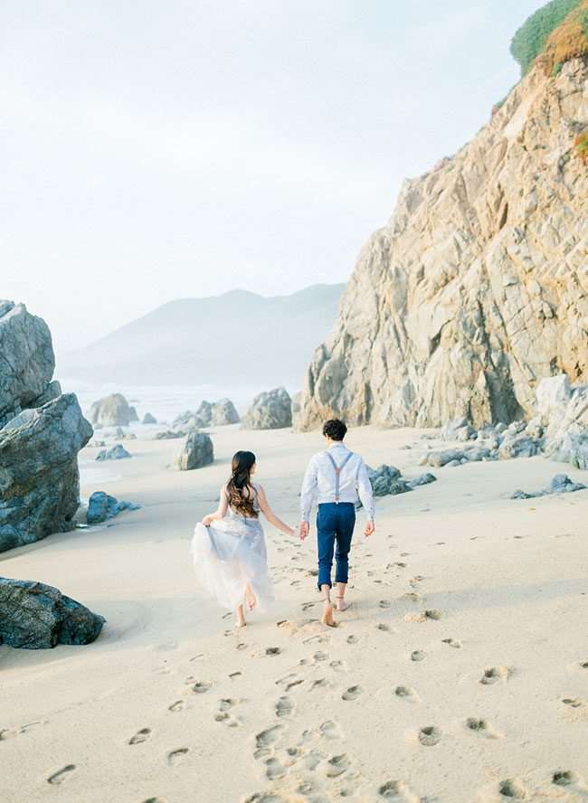 Beach Vow Renewal trong Big Sur - Lấy cảm hứng từ điều này