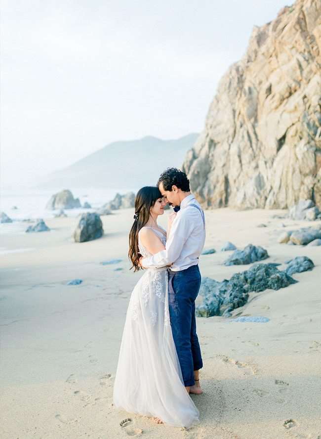 Beach Vow Renewal trong Big Sur - Lấy cảm hứng từ điều này