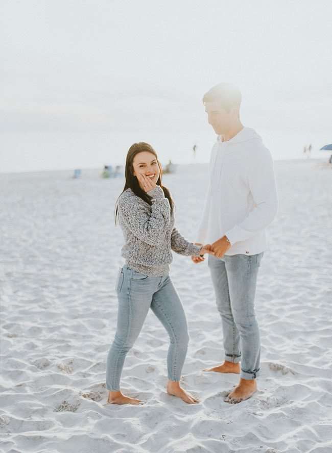 Cầu hôn trên bãi biển ở Seaside, Florida - Lấy cảm hứng từ điều này