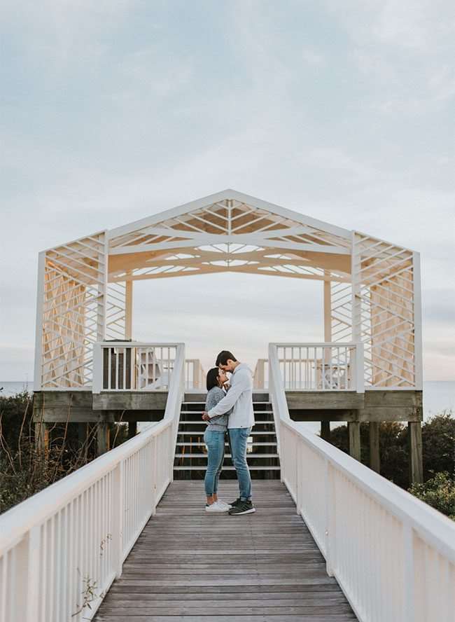 Cầu hôn trên bãi biển ở Seaside, Florida - Lấy cảm hứng từ điều này