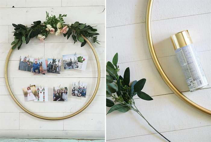 gifts for everyone wreath photo display