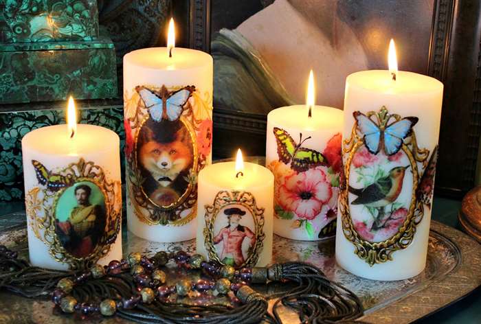 gifts for everyone embellished candles