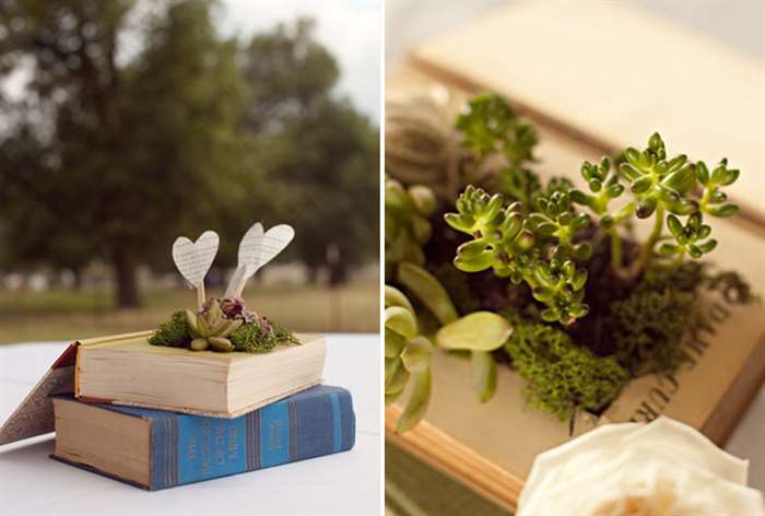 gifts for readers book planter