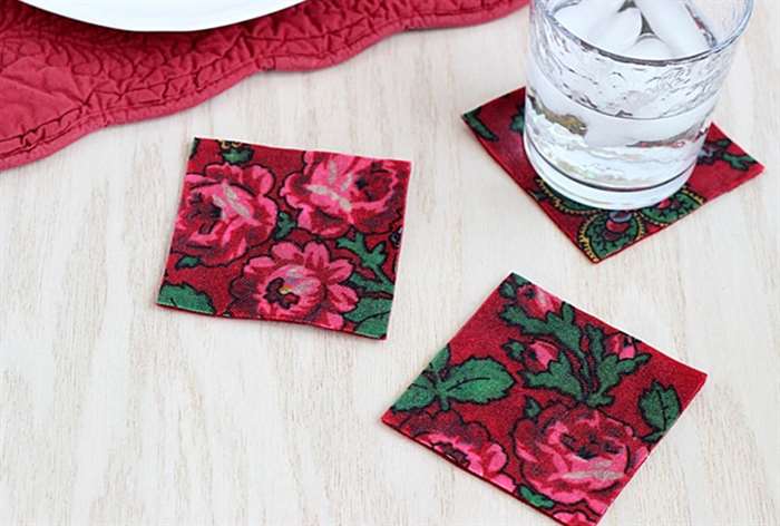 housewarming gift ideas fabric coasters