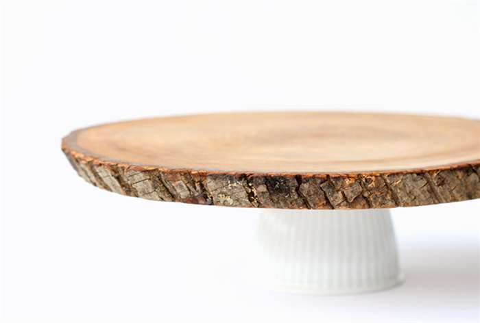 housewarming gift ideas wood cake stand