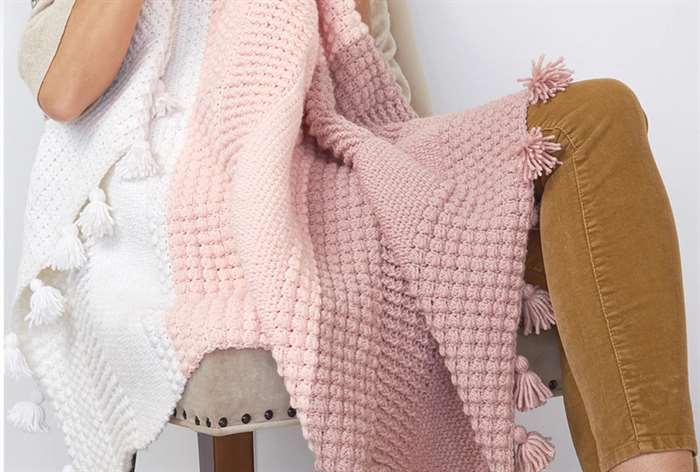 housewarming gift ideas ombre knit blanket