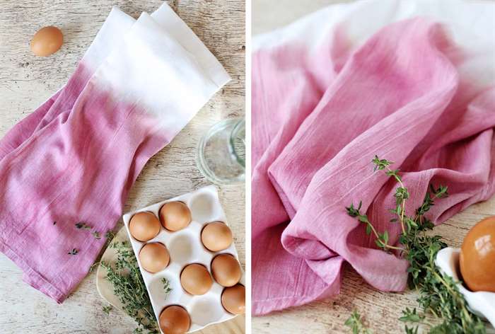 housewarming gift ideas dyed tea towels