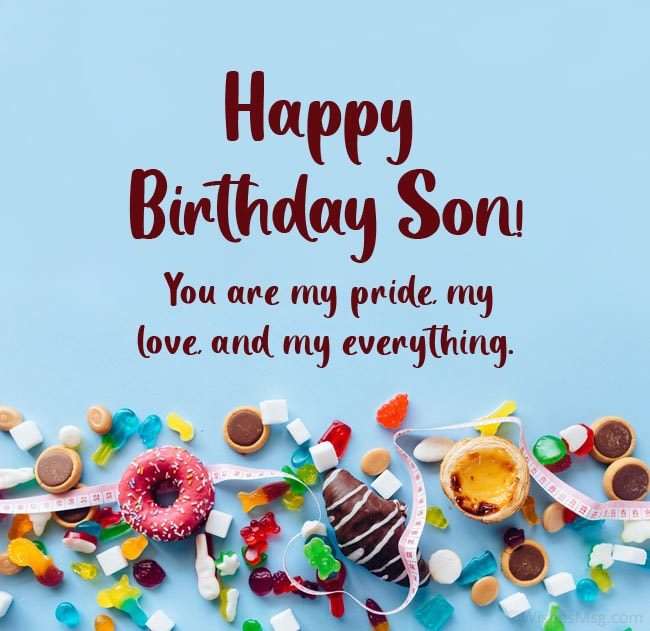 birthday wishes for son from mother