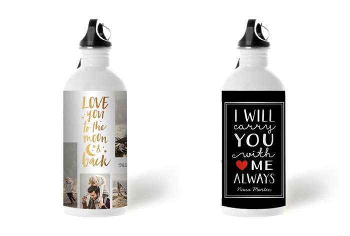traveler gift custom water bottle