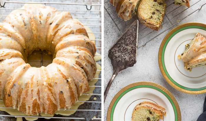 fathers day gift Zucchini Chocolate Chip Bundt Cake