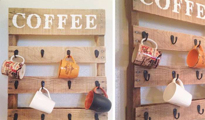 fathers day gift Mug Rack