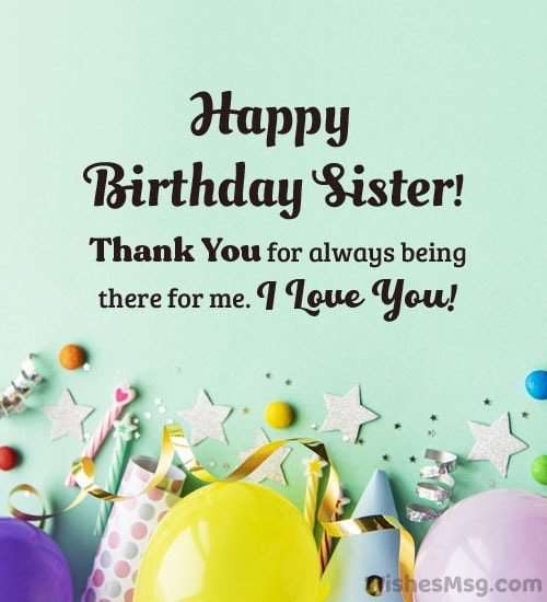sister birthday quote