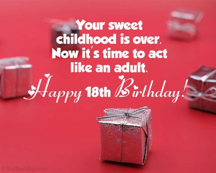 Best 18th Birthday Wishes
