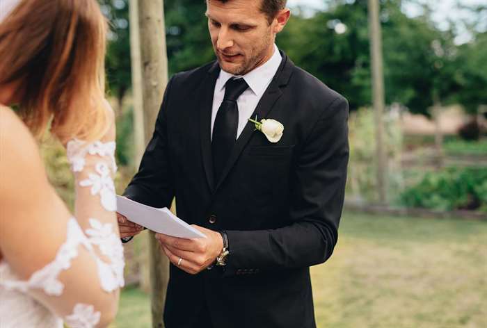 wedding vows groom