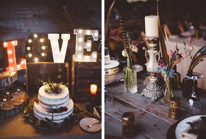 barn wedding ideas love sign