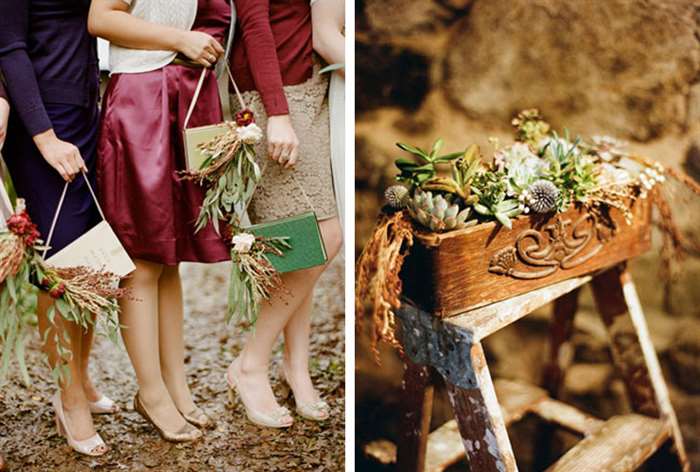 barn wedding ideas three women legs